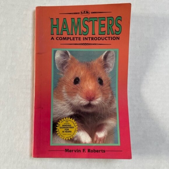 Hamsters A Complete Introduction Book By Mervyn Roberts 1987 Illustrated Color - Picture 1 of 6